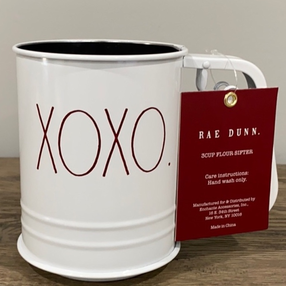 Rae Dunn XOXO Flour Sifter Great Valentines 🎁❌⭕️